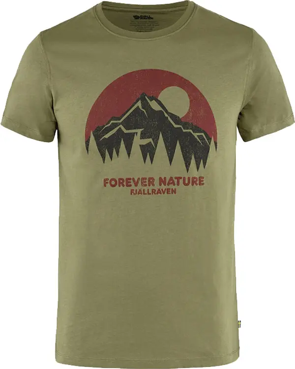 Fjällräven Fjällräven Nature T-Shirt M Мъже - Тениски Fjällräven - Зелен - F87053-620-S - Size: S