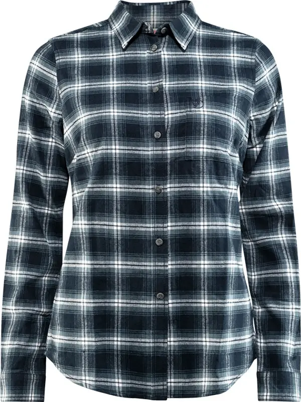 Fjällräven Fjällräven Övik Flannel Shirt W Жени - Риза Fjällräven - Син - F89833-555-XS - Size: XS