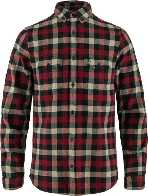 Fjällräven Fjällräven Skog Shirt M Мъже - Риза Fjällräven - Червен - F81353-555-320-S - Size: S