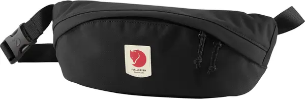 Fjällräven Fjällräven Ulvö Hip Pack Medium Black Unisex - Раници и чанти Fjällräven - Черен - F23165-550-One-size - Size: One size