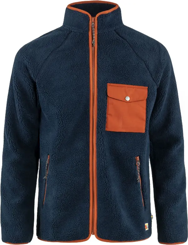 Fjällräven Fjällräven Vardag Pile Fleece Мъже - Суитшърти и блузи с качулка Fjällräven - Син - F84158-560-215-M - Size: M