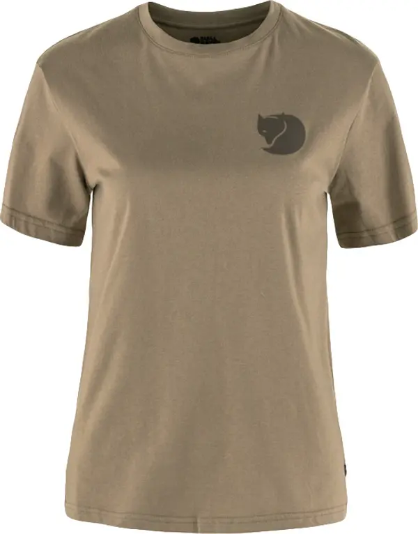 Fjällräven Fjällräven Walk With Nature T-Shirt W Жени - Тениски Fjällräven - Кафяв - F14600171-244-S - Size: S
