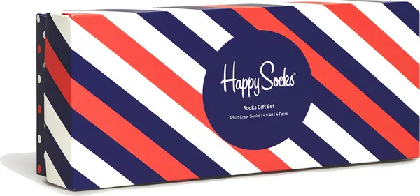 Happy Socks Happy Socks 4-Pack Classic Gift Set Мъже - Чорапи Happy Socks - Многоцветен - XBDO09-6002-4-7 - Size: 4-7