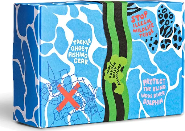 Happy Socks Happy Socks 4-Pack Gift Set Мъже - Чорапи Happy Socks - Многоцветен - XWWF09-0201-4-7 - Size: 4-7