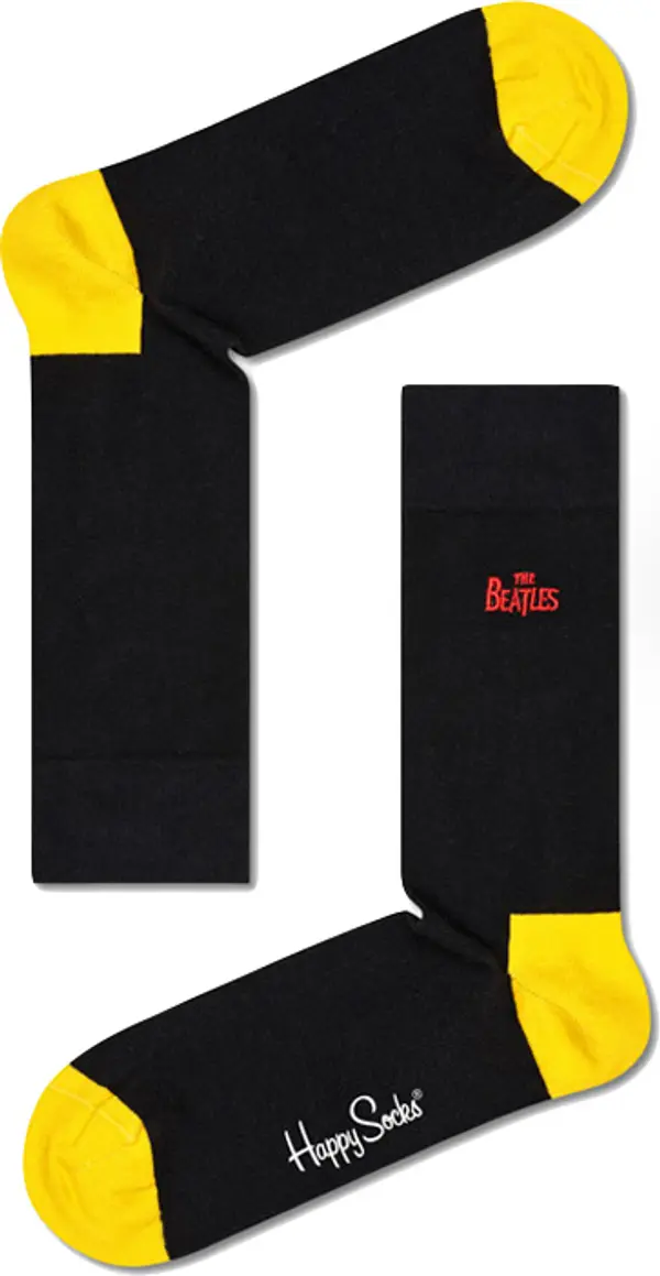 Happy Socks Happy Socks Beatles Sock Unisex - Чорапи Happy Socks - Черен - BEA01-9001-4-7 - Size: 4-7