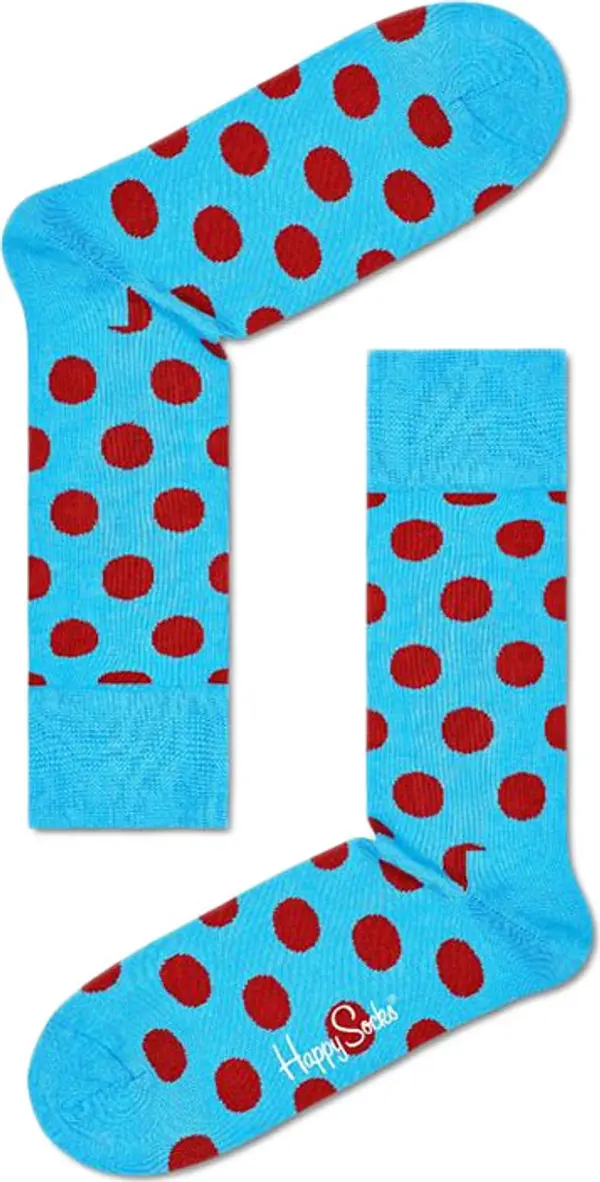 Happy Socks Happy Socks Big Dot Sock Unisex - Чорапи Happy Socks - Син - BDO01-6200-4-7 - Size: 4-7