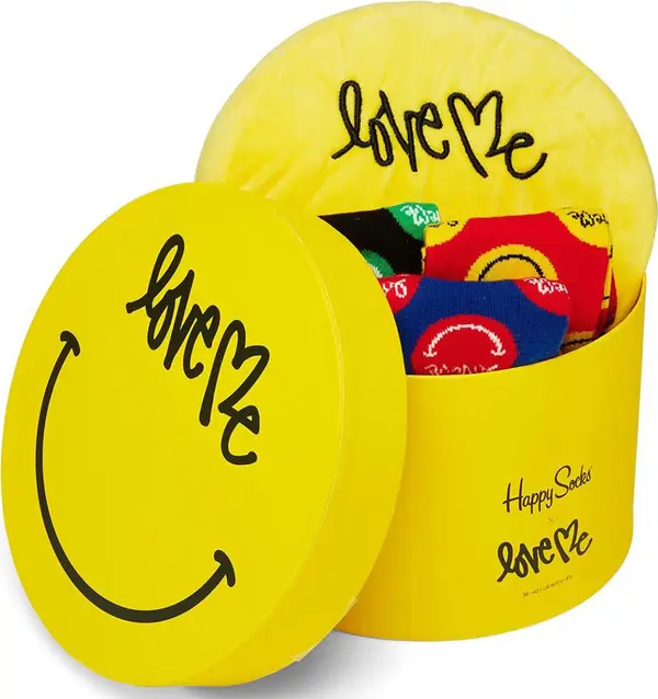 Happy Socks Happy Socks Curtis Kulig Gift Box Unisex - Чорапи Happy Socks - Многоцветен - XCUR08-2200-4-7 - Size: 4-7