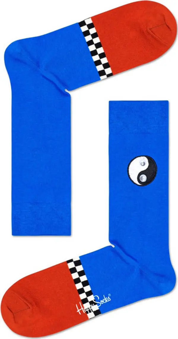 Happy Socks Happy Socks Eye Yin/Yang Sock Unisex - Чорапи Happy Socks - Син - EYE01-6300-7.5-11.5 - Size: 7.5-11.5