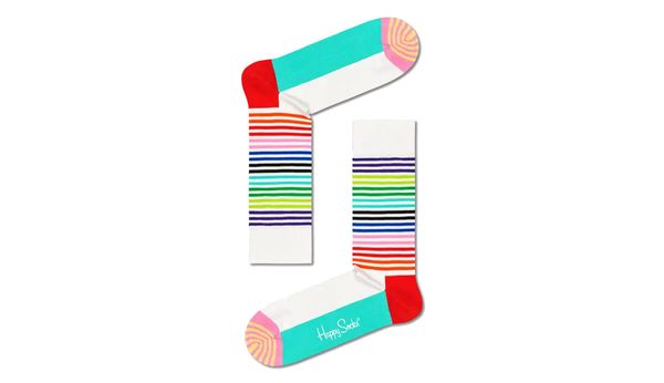 Happy Socks Happy Socks Half Stripe Sock
