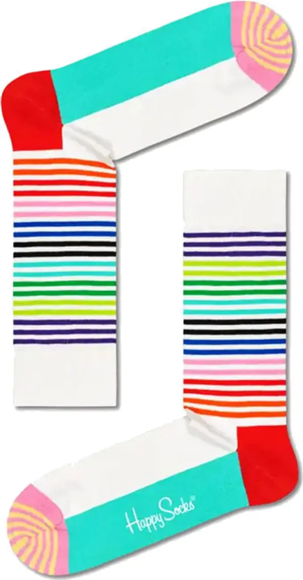 Happy Socks Happy Socks Half Stripe Sock Unisex - Чорапи Happy Socks - Многоцветен - HAS01-1301-7.5-11.5 - Size: 7.5-11.5