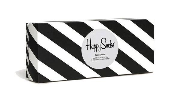 Happy Socks Happy Socks Black and White Gifts Box 4-Pack