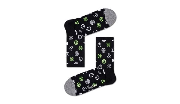 Happy Socks Happy Socks Ctrl Alt Del 3/4 Crew Sock