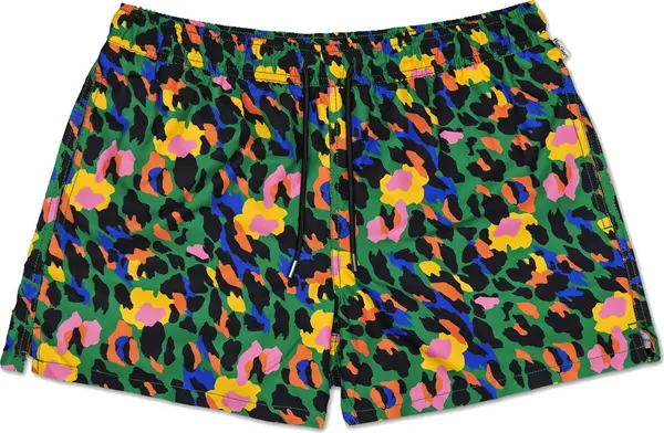Happy Socks Happy Socks Leopard Swim Shorts Мъже - Шорти Happy Socks - Многоцветен - LEO116-7500-M - Size: M