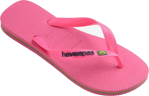 Havaianas Havaianas Brasil Logo Unisex - Flip Flop Havaianas - Розов - H4149370-6002-BRA-35/36 - Size: BRA-35/36