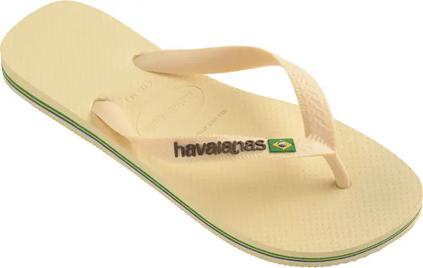 Havaianas Havaianas Brasil Logo Unisex - Flip Flop Havaianas - Светло кафяв - H4110850-9256-BRA-39/40 - Size: BRA-39/40