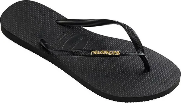 Havaianas Havaianas Slim Logo Metallic Black Gold Жени - Flip Flop Havaianas - Черен - H4119875-1924-BRA-35/36 - Size: BRA-35/36