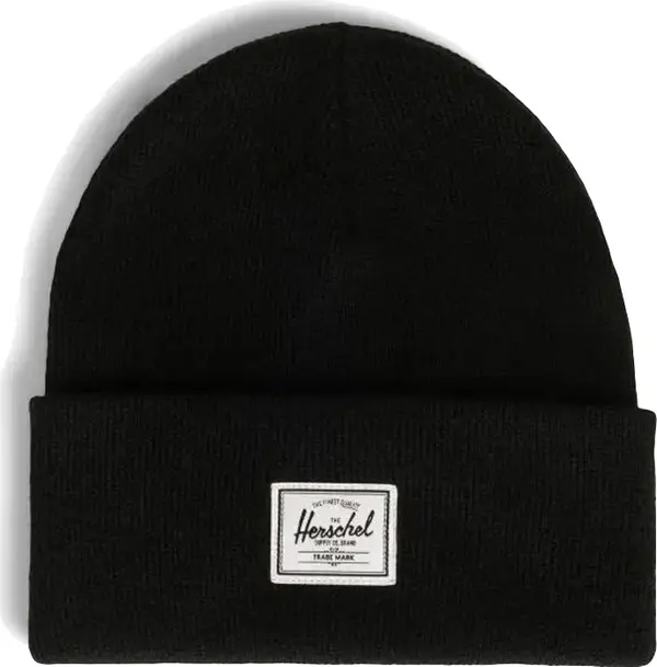 Herschel Supply Herschel Supply Elmer Beanie Unisex - Чапки Herschel Supply - Черен - 1065-0001-One-size - Size: One size