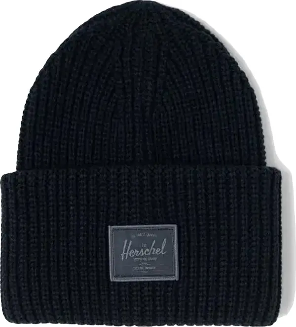 Herschel Supply Herschel Supply Juneau Beanie Unisex - Чапки Herschel Supply - Черен - 1177-0001-One-size - Size: One size