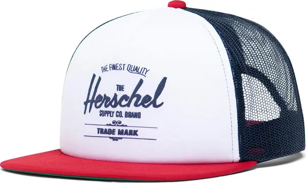 Herschel Supply Herschel Supply Whaler Cap Mesh Unisex - Чапки Herschel Supply - Бял - 1047-1242-One-size - Size: One size