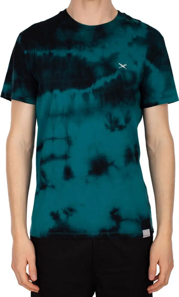 IrieDaily IrieDaily Batique Tee Teal Мъже - Тениски IrieDaily - Зелен - 113B378-437-M - Size: M