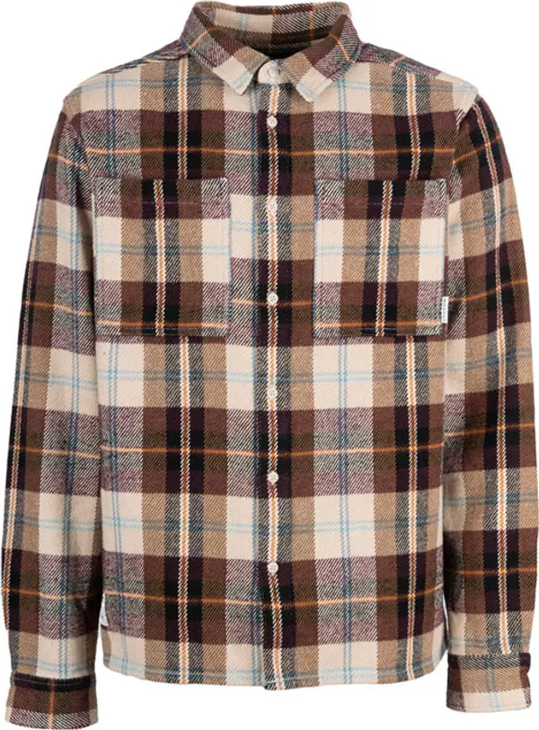 IrieDaily IrieDaily Chillax Lumber Shirt Мъже - Риза IrieDaily - Кафяв - 514D341-607-XL - Size: XL