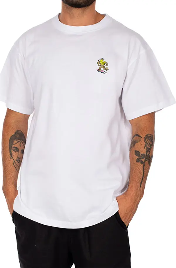 IrieDaily IrieDaily Differ Normal T-Shirt Мъже - Тениски IrieDaily - Бял - 115B510-710-L - Size: L