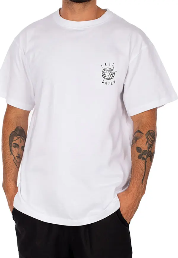 IrieDaily IrieDaily Disco Doener T-Shirt Мъже - Тениски IrieDaily - Бял - 115B482-710-L - Size: L