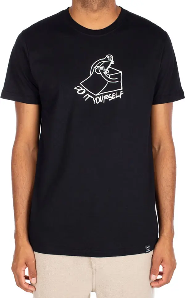 IrieDaily IrieDaily DIY Tee Black Мъже - Тениски IrieDaily - Черен - 113B290-700-L - Size: L