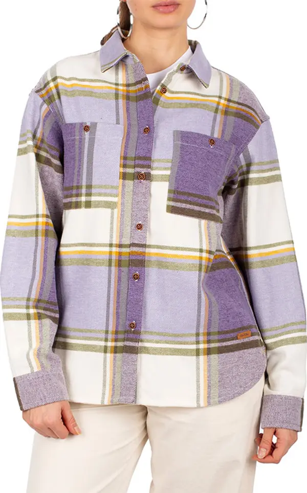 IrieDaily IrieDaily Flannie Shirt Жени - Риза IrieDaily - Лилав - 563D240-282-M - Size: M