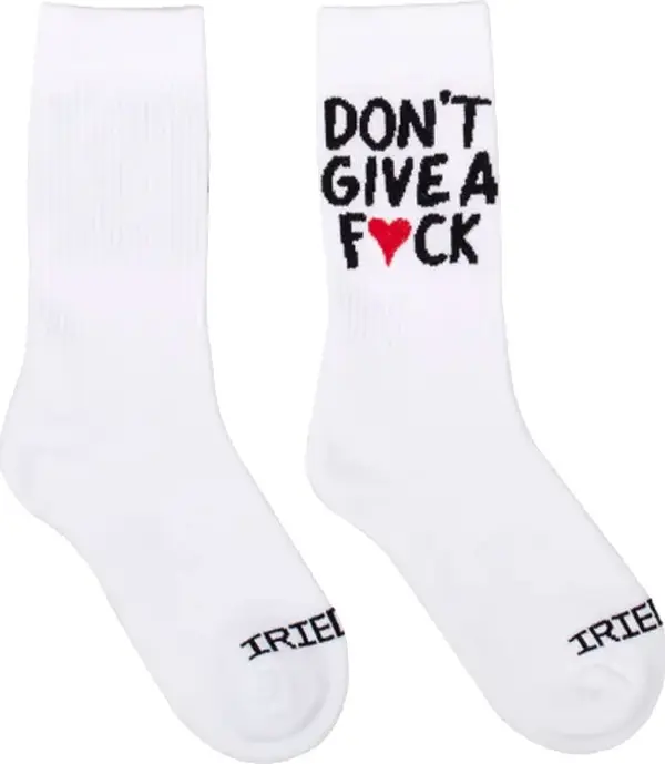 IrieDaily IrieDaily Give A Sock White Unisex - Чорапи IrieDaily - Бял - A94B981-710-XL - Size: XL