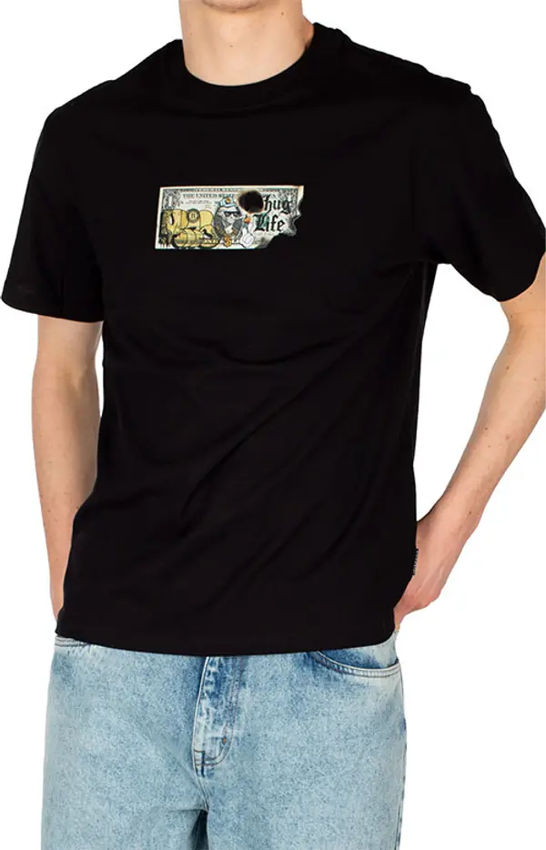 IrieDaily IrieDaily Hug Life T-Shirt Black Мъже - Тениски IrieDaily - Черен - 114D490-700-M - Size: M