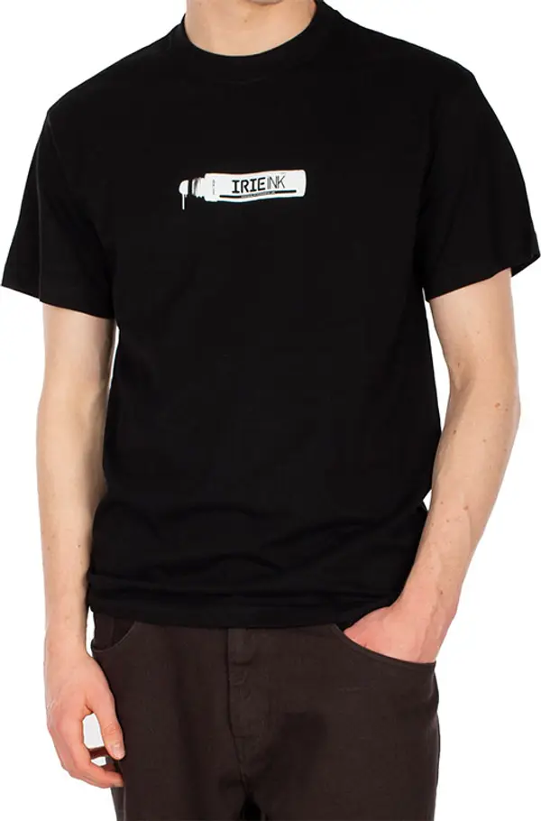 IrieDaily IrieDaily Irie INK T-Shirt Black Мъже - Тениски IrieDaily - Черен - 114D393-700-M - Size: M