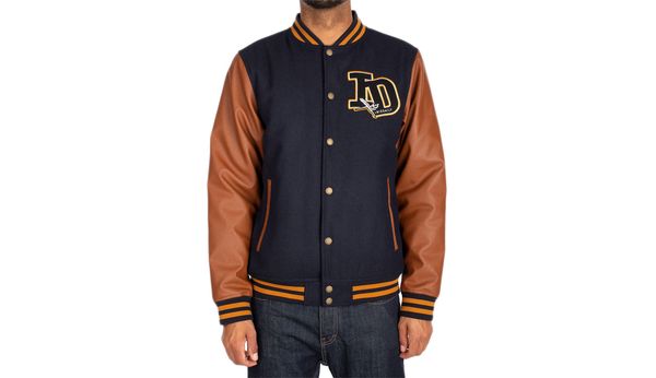 IrieDaily IrieDaily Varsity Jacket Marine