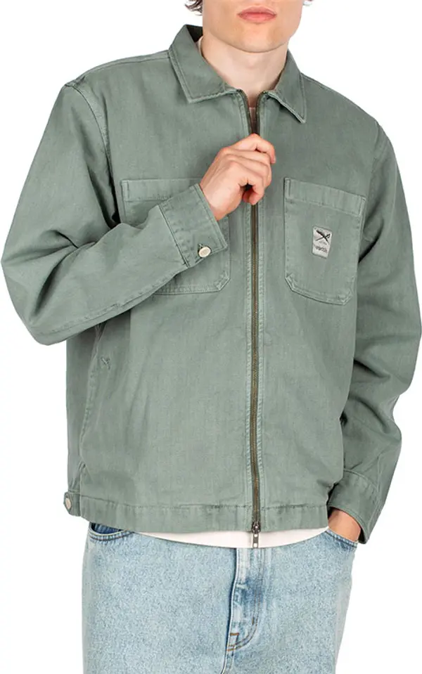 IrieDaily IrieDaily Nanolo Shirt Jacket Мъже - Якета IrieDaily - Зелен - 914B122-457-L - Size: L