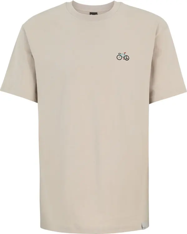 IrieDaily IrieDaily Peaceride Emb Tee Мъже - Тениски IrieDaily - Светло кафяв - 111D398-607-M - Size: M