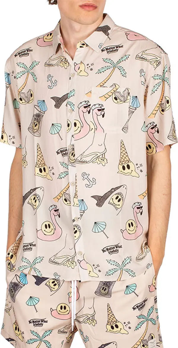 IrieDaily IrieDaily Resort SSL Shirt Мъже - Риза IrieDaily - Многоцветен - 511B331-497-XL - Size: XL