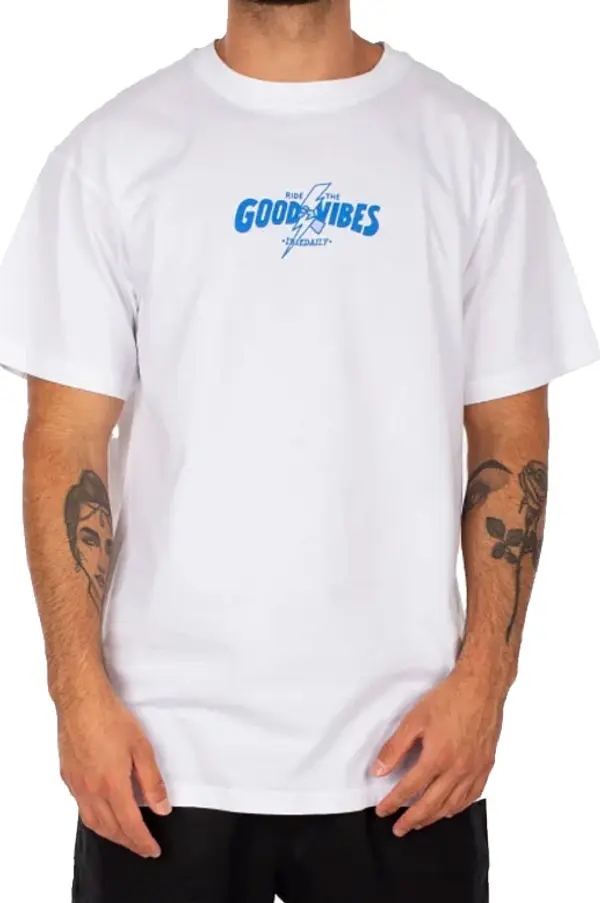 IrieDaily IrieDaily Ride Good Tee Мъже - Тениски IrieDaily - Бял - 114B532-710-L - Size: L