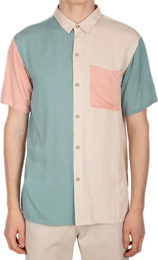 IrieDaily IrieDaily Viscolo SSL Shirt Мъже - Риза IrieDaily - Зелен - 513B240-496-L - Size: L