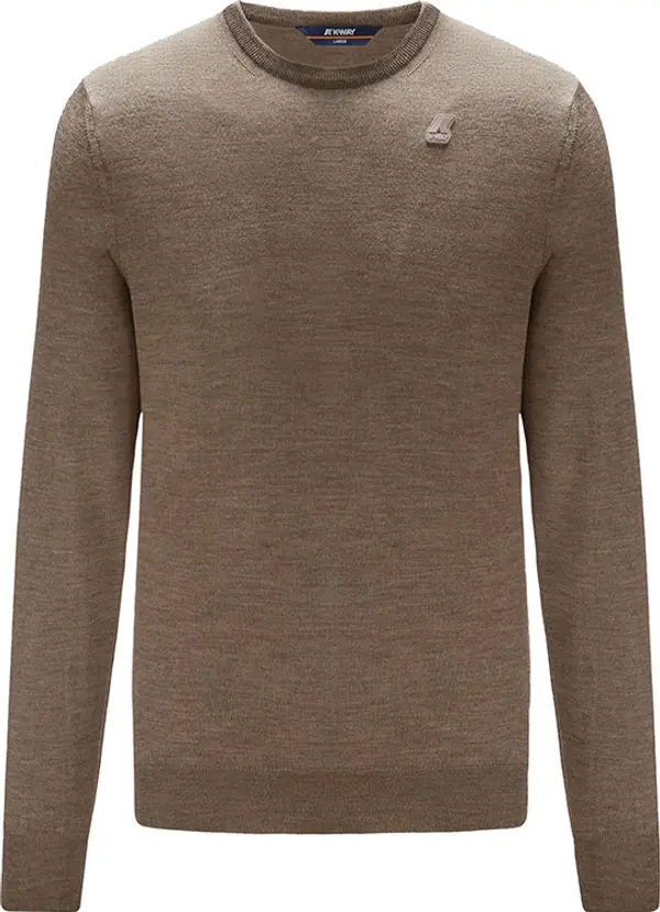 K-WAY K-Way Sebastien Merino Beige Taupe Мъже - Суитшърти и блузи с качулка K-WAY - Beige - K6113BW-WG9-M - Size: M
