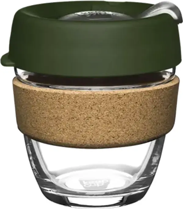 Keepcup Keepcup Cork Brew Pine 08Oz S Unisex - Чаша Keepcup - Зелен - BCPI08-One-size - Size: One size