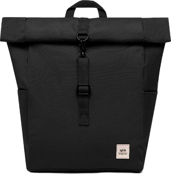 Lefrik Lefrik Roll Mini Backpack Black Unisex - Раници и чанти Lefrik - Черен - Rollmini_BLK-One-size - Size: One size