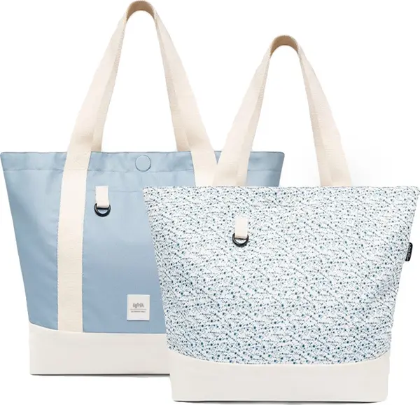 Lefrik Lefrik Strata Reversible Bag Flowers Unisex - Раници и чанти Lefrik - Многоцветен - Reversible_FLR-One-size - Size: One size