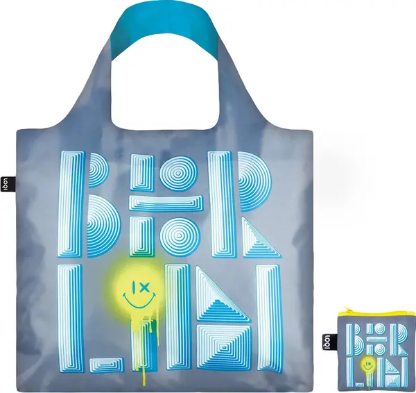 LOQI LOQI - Alex Trochut Berlin Bag Unisex - Раници и чанти LOQI - Сив - AT.BE-One-size - Size: One size