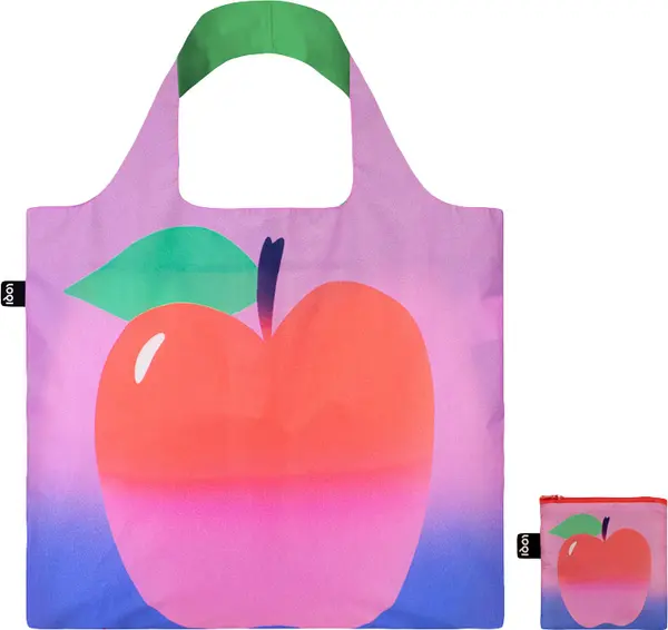 LOQI Loqi Ana Popescu - Apple Recycled Bag Unisex - Раници и чанти LOQI - Многоцветен - AP.AP-One-size - Size: One size