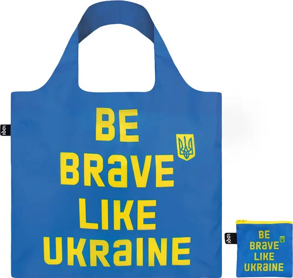 LOQI Loqi Banda Two Colors of Bravery Recycled Bag Unisex - Раници и чанти LOQI - Син - CU.DI.R-One-size - Size: One size
