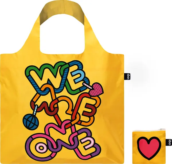 LOQI Loqi Craig & Karl - We are One Recycled Bag Unisex - Раници и чанти LOQI - Жълт - CK.WE-One-size - Size: One size
