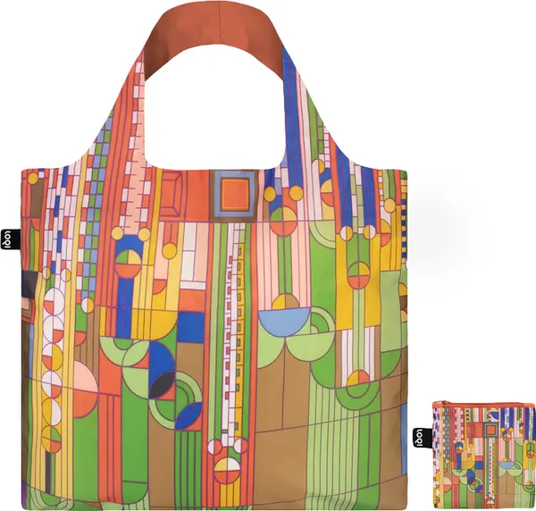 LOQI Loqi Frank Lloyd Wright - Saguaro Forms Recycled Bag Unisex - Раници и чанти LOQI - Многоцветен - FL.SF-One-size - Size: One size