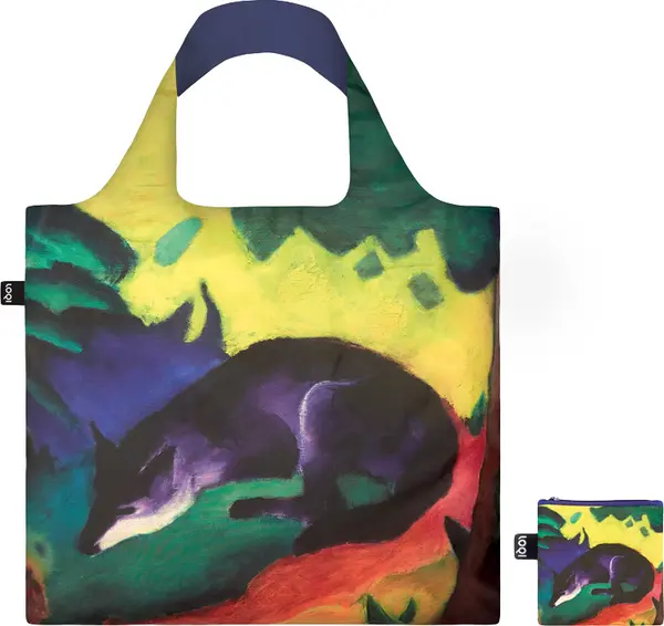 LOQI Loqi Franz Marc - Blue Fox Bag Unisex - Раници и чанти LOQI - Многоцветен - FM.BF-One-size - Size: One size