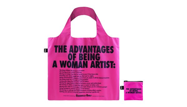 Loqi Loqi Guerrilla Girls - The Advantages Of Being A Woman Artist Recycled Bag