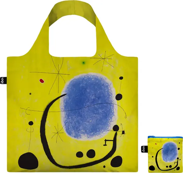 LOQI Loqi Joan Miro - Gold of Azure Recycled Bag Unisex - Раници и чанти LOQI - Жълт - JM.GA-One-size - Size: One size